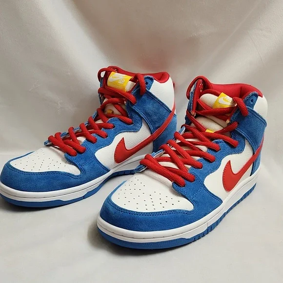 Nike SB Dunk High Pro Doraemon Hightop Sneakers (M Size 7.5)